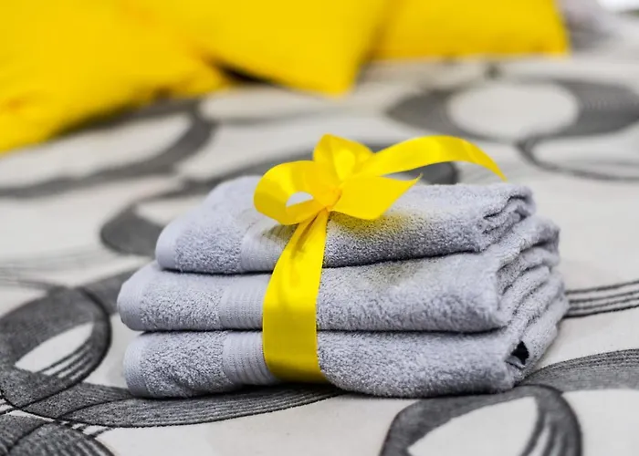 Black & Yellow Centrally Located Studio